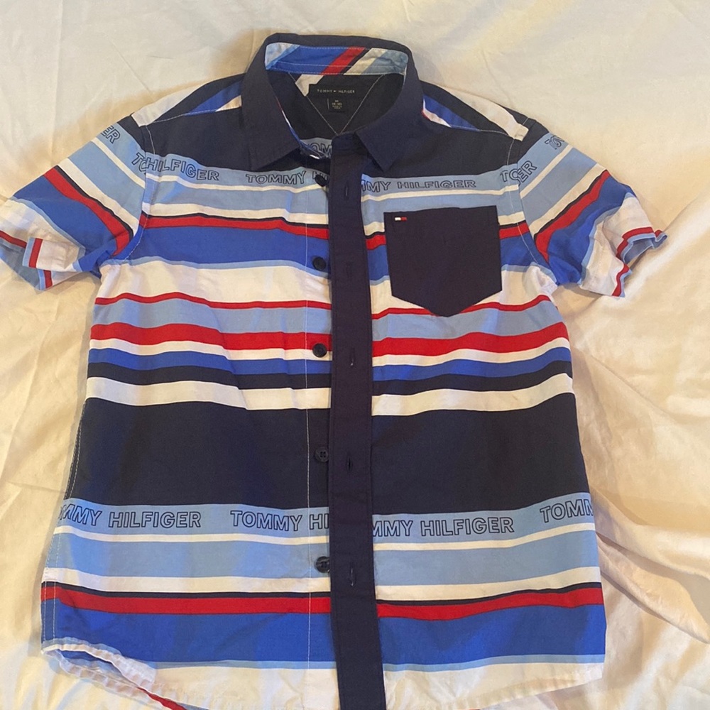 Boys Tommy Hilfiger casual shirt size 8/10